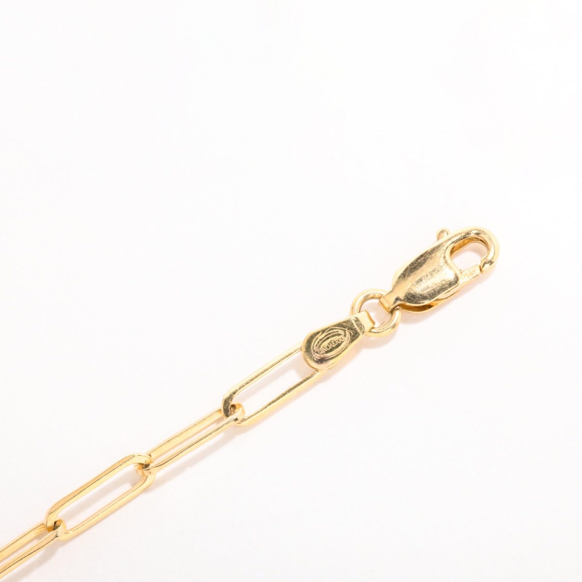Gold Paper Link Bracelet