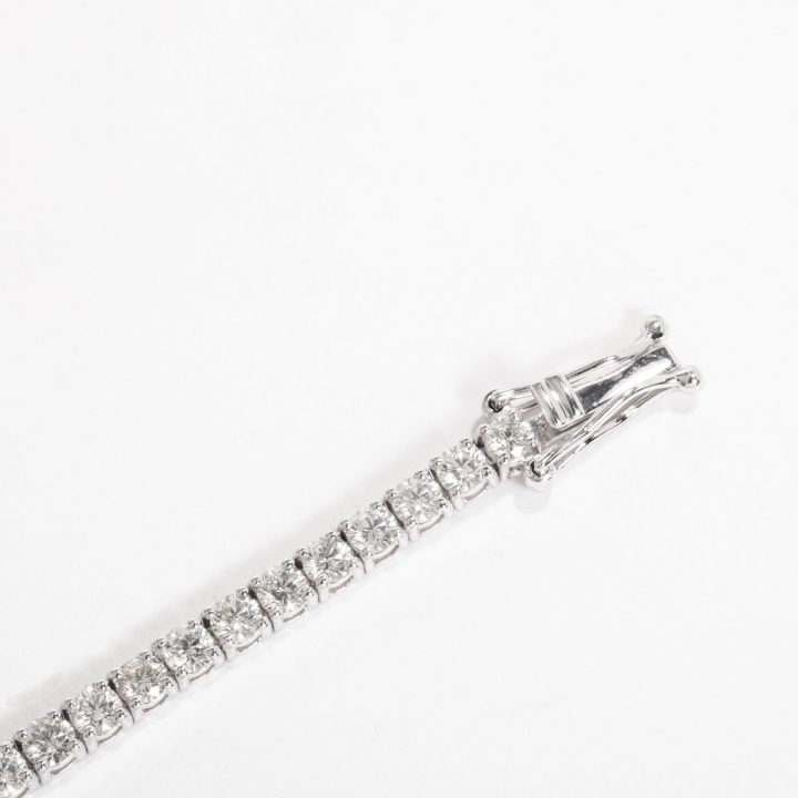 18ct White Gold Diamond Tennis Bracelet