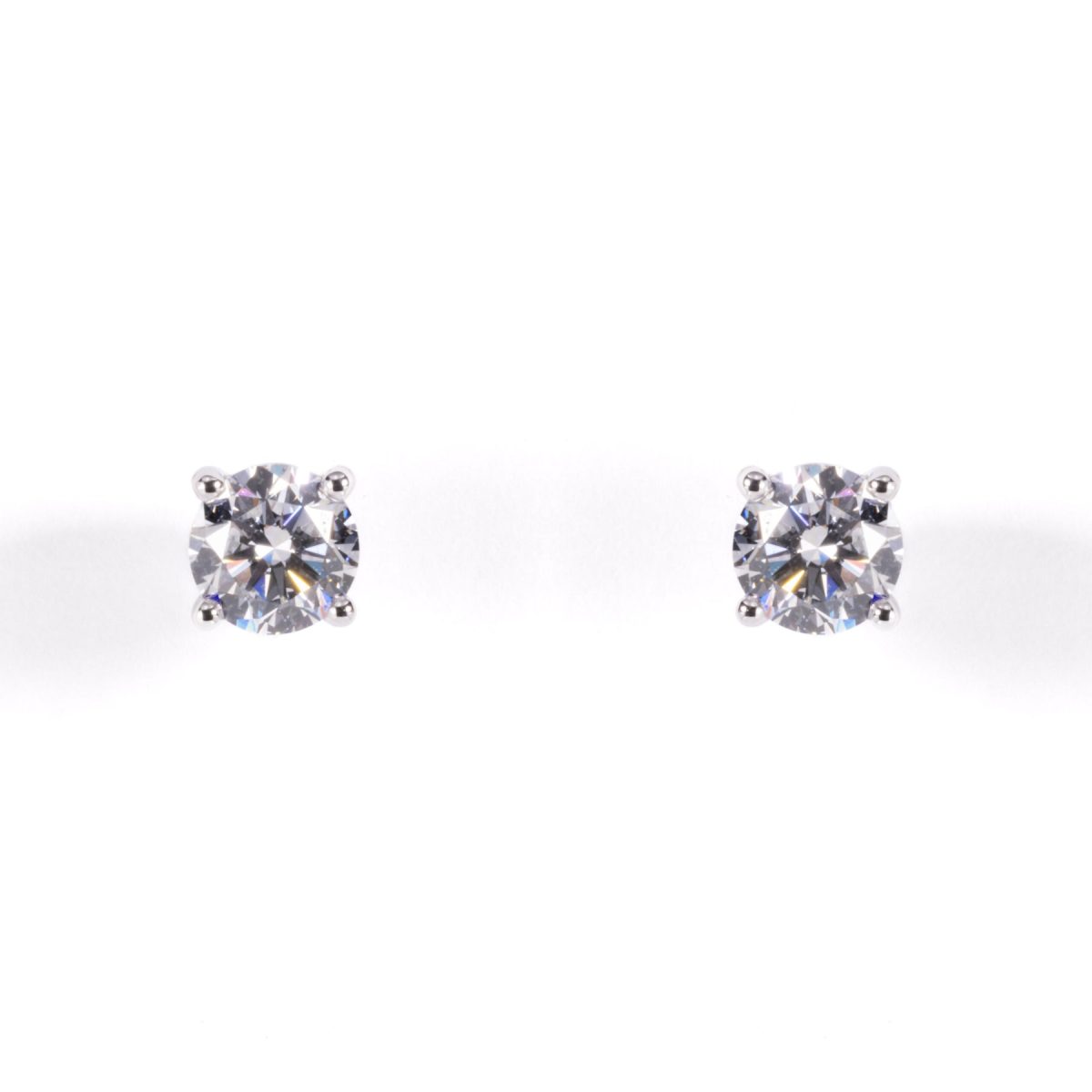 White Gold Diamond Studs