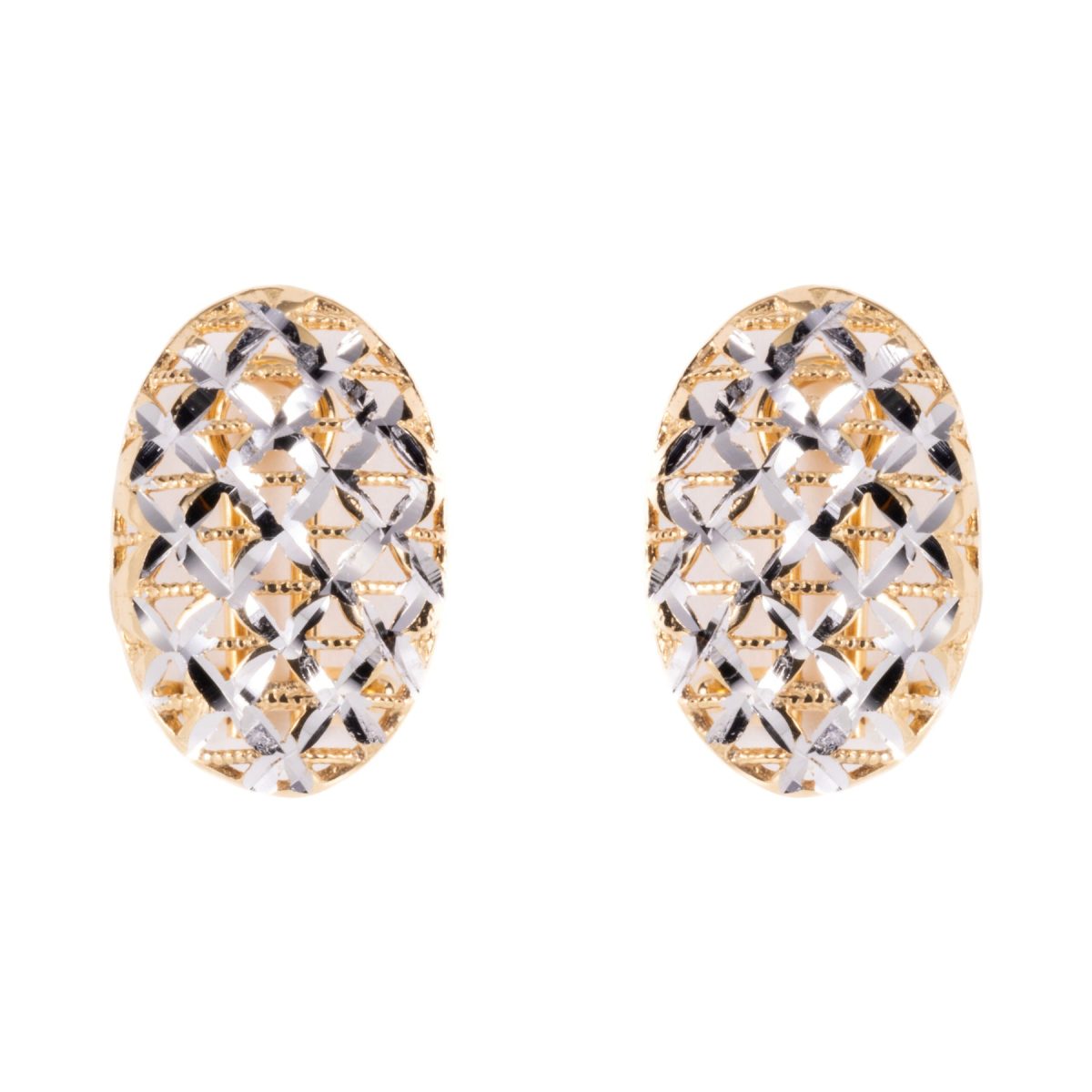 Yellow & White Gold Studs