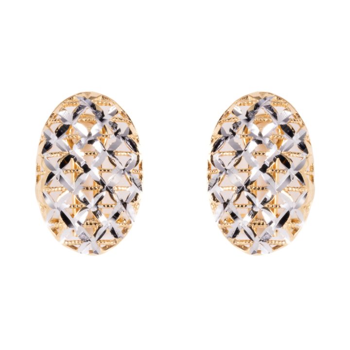 Yellow & White Gold Studs