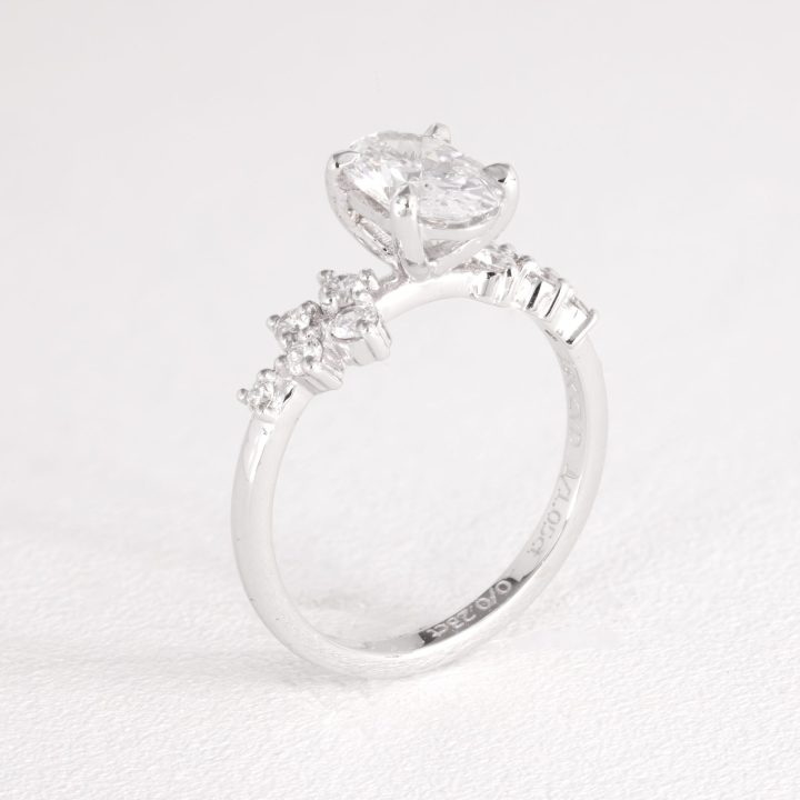 Oval Diamond Engagement Ring