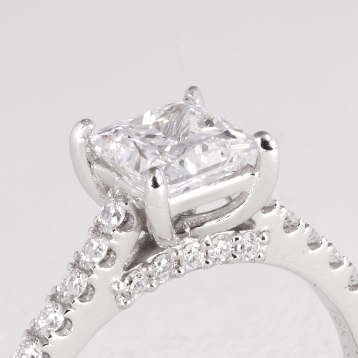Princess Cut Diamond Engagement Ring – view 2
